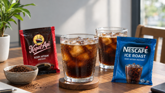 Kapal Api VS Nescafe memeperebutkan kopi Ice Roast