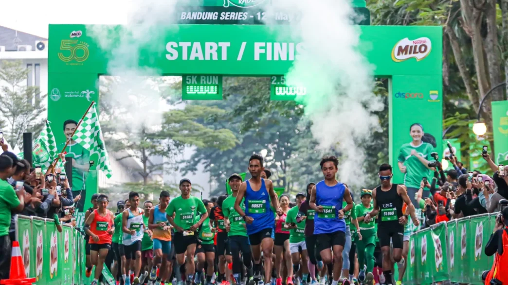Milo activ Indonesia race 2024 bandung